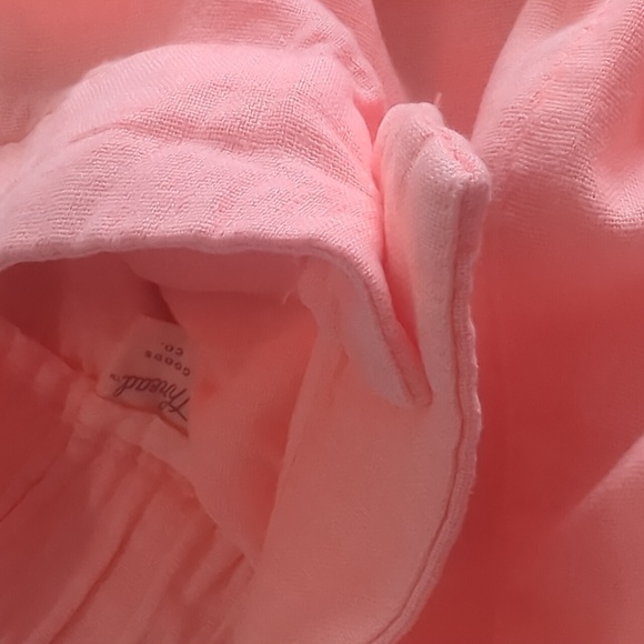 NEW PINK PARASOL UNIVERSAL THREADS LINEN MIDI BUTTON FRONT SKIRT XL - Picture 7 of 7